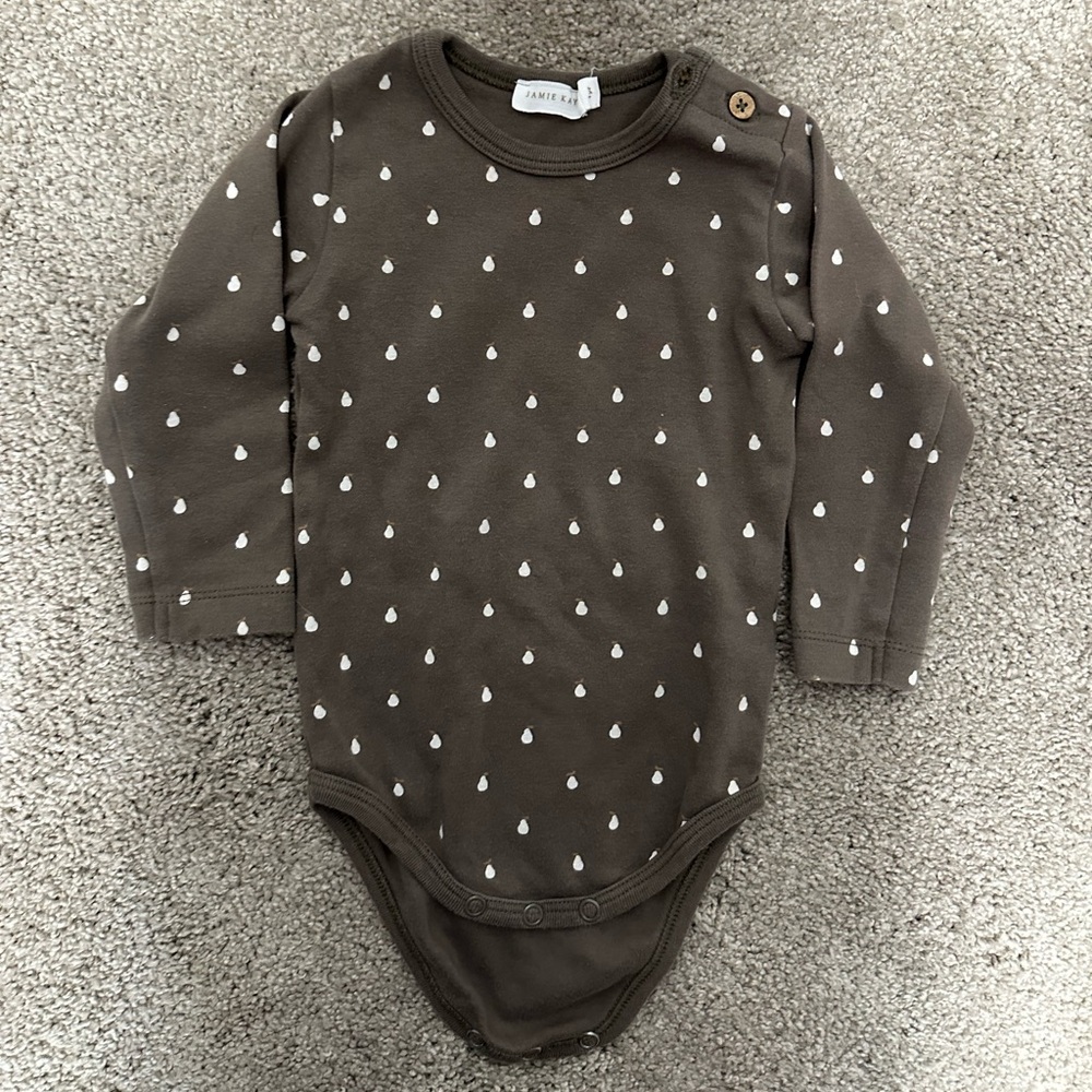 Jamie Kay Pear Onesie Size 1 year